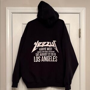 Yeezy Yeezus Black Graphic Hoodie